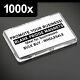 1000x Premium Quality Clear Acrylic Blank Fridge Magnets 70 X 45 Mm Large Photo