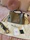 100% Authentic Mulberry Iris Large Handbag Solid Grey Rrp £1697 Discontinued