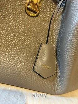 100% Authentic Mulberry Iris Large HandBag Solid Grey RRP £1697 Discontinued