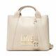 100% Genuine Love Moschino Handbag Off White/beige