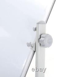1200x800mm Large Magnetic Whiteboard Dry Erase White Magnetic Board Mobile Wheel