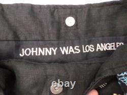 $205 NWT Johnny Was JWLA Grace Linen Tote Bag OL54100922