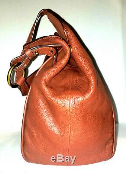 $428 Frye Leather Madison Shoulder Bag in Cognac Brown 34DB0490 NWOT