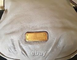 $428 Marc by Marc Jacobs Light Grey (Cement)'New Q Hillier' Hobo Crossbody Bag