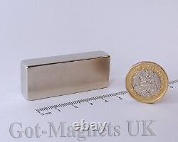 50x20x10 mm (N35) Neodymium Magnet Large Rectangular Block (various pack sizes)