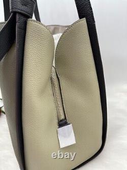 AUTH NWT Kate Spade New York Knott Colorblocked Pebble Leather Tote -Duck Green