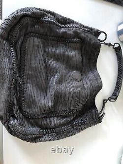 All Saints Vintage Reptile Bag Bitter Blk Brand New With Tags
