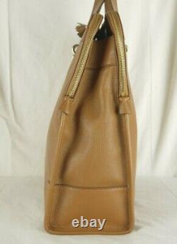 Anya Hindmarch Seymour Large Tan Capra Leather Grab Bag Work Bag New RRP 1195