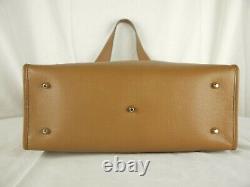 Anya Hindmarch Seymour Large Tan Capra Leather Grab Bag Work Bag New RRP 1195