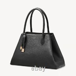 Aspinal Large Paris Leather Bag Black Pebble Dust Bag/Gift Bag RRP £650