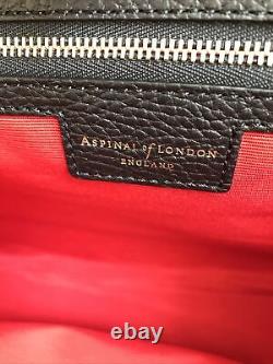 Aspinal London Tote In Black Pebble Leather BRAND NEW RRP £650