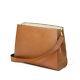 Aspinal Of London Large Ella Hobo Bag In Tan Smooth And Tan Suede Mint