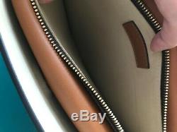 Aspinal of London Large Ella Hobo Bag in Tan Smooth and Tan Suede MINT