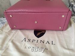 Aspinal of London Leather Tote Bag, Tea Rose RRP£650 LARGE Size