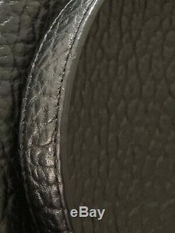 Authentic Burberry Large Clarborough Leather Black Grain Tote Shoulder Bag