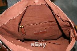 Authentic Frye Leather Ring Hobo Saddle Tote Shoulder Bag Nwt Msrp $398 Cognac