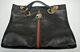 Authentic Gucci Women's Rajah Large Tote In Black Rp$2500