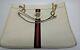 Authentic Gucci Women's Rajah Large Tote In White Rp$2500