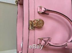 Authentic Michael Kors Large Hamilton Saffiano Leather Bag in Pink