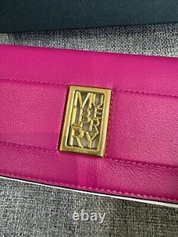 BNIB Mulberry Sadie Magnetic Closure 8 Card Holder wallet Purse Wallet In pink