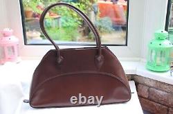 BNWT £198 Radley Large Leather BEAN Handbag Tote Shoulder Bag Chocolate Brown