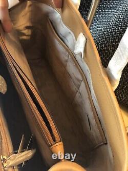 BNWT Genuine Michael Kors Jet Set Travel Large Saffiano Leather Tote Bag Acorn