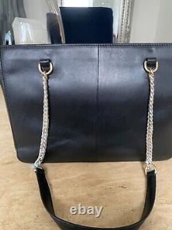 BNWT Paul Costelloe CANNES Black Leather Oversized Bag £190.00