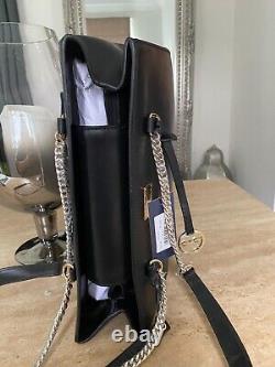BNWT Paul Costelloe CANNES Black Leather Oversized Bag £190.00