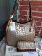 Brahmin Nwt Marianna Rose Gold Provence Tote Hobo Bag With Soft Checkbook Set