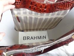 BRAHMIN NWT MARIANNA ROSE GOLD PROVENCE TOTE HOBO BAG with SOFT CHECKBOOK SET
