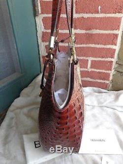 BRAHMIN NWT MARIANNA ROSE GOLD PROVENCE TOTE HOBO BAG with SOFT CHECKBOOK SET