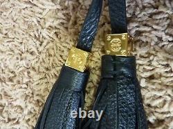BRAND NEW Tory Burch Black Leather Thea Round Tote