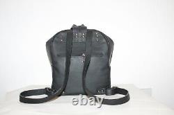 Backpack genuine leather Ronaldo CR-7 handmade italy black White hand painted