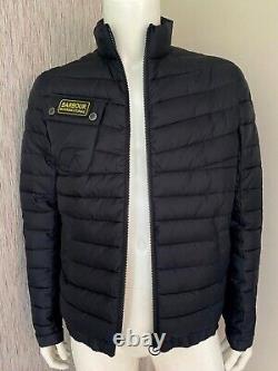 Barbour Black Quilted Fibre Down Jacket Size XL Bnwt