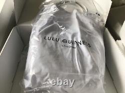 Beautiful Lulu Guinness? Designer Agnes tote bag Navy leather