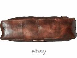 Bed Stu Rockaway Teak Rustic Leather Satchel Handbag Purse B1010