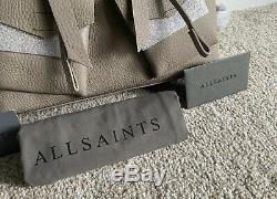 Bnwt All Saints Captain Lea Leather Bag £298.00