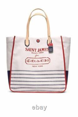 Bnwt Coach Legacy St James Ltd Edition North-south Weekend Canvas Tote Sold Out