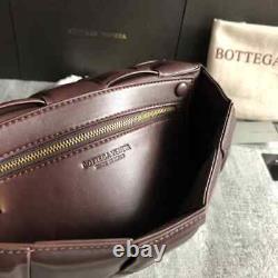 Bottega Veneta Cassette Style Shoulder Foam Padded Ecological Leather Chain Bag