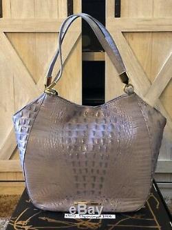 Brahmin Melbourne Marianna Periwinkle Handbag Purse Tote Shoulder P54 151 00213