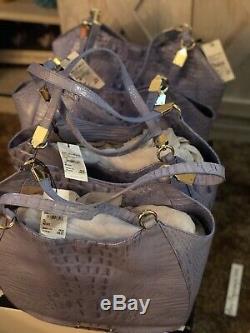 Brahmin Melbourne Marianna Periwinkle Handbag Purse Tote Shoulder P54 151 00213