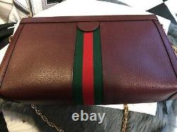 Brand New Large Authentic Burgundy Gucci Ophidia Bag Rrp £1895