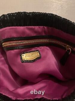 Brand New Rare Miu Miu Large Leather Bag