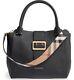 Burberry Soft Grain Md Dashwood Buckle Leather Tote Satchel Black Italy Nwt