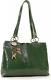 Catwalk Collection Handbags Women's Large Vintage Leather Green