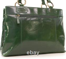 CATWALK COLLECTION HANDBAGS Women's Large Vintage Leather Green