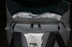 COACH 76088 Hadley Hobo in Colorblock Leather Shoulder Bag Tote Mist Multi