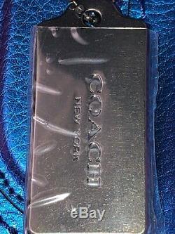 COACH Derby Large Tote Shoulder Bag In Metallic HOLOGRAM Leather F59388