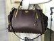 Coach Dreamer 36 Leather Satchel Carryall 31020 Mixed Oxblood Red Rivets Studs
