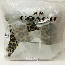 COACH Ocelot Edie 31 Shoulder bag WILD BEAST Leopard Leather Animal Print NWT